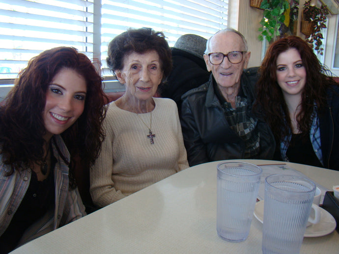 Starting off our 21st B-Day with Breakfast with Our Grandparents