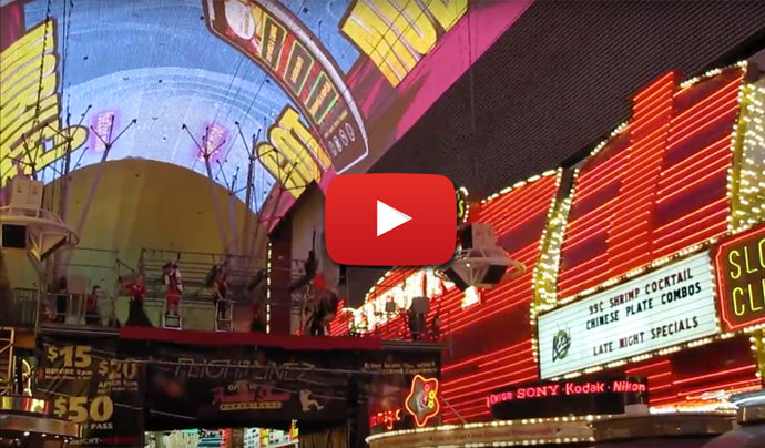 MJ2ster Tuesday Bloopers: Ziplining at Fremont Street with the JJ's! (video)